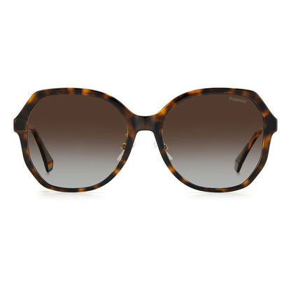 Polaroid Brown Plastic Sunglasses by Polaroid