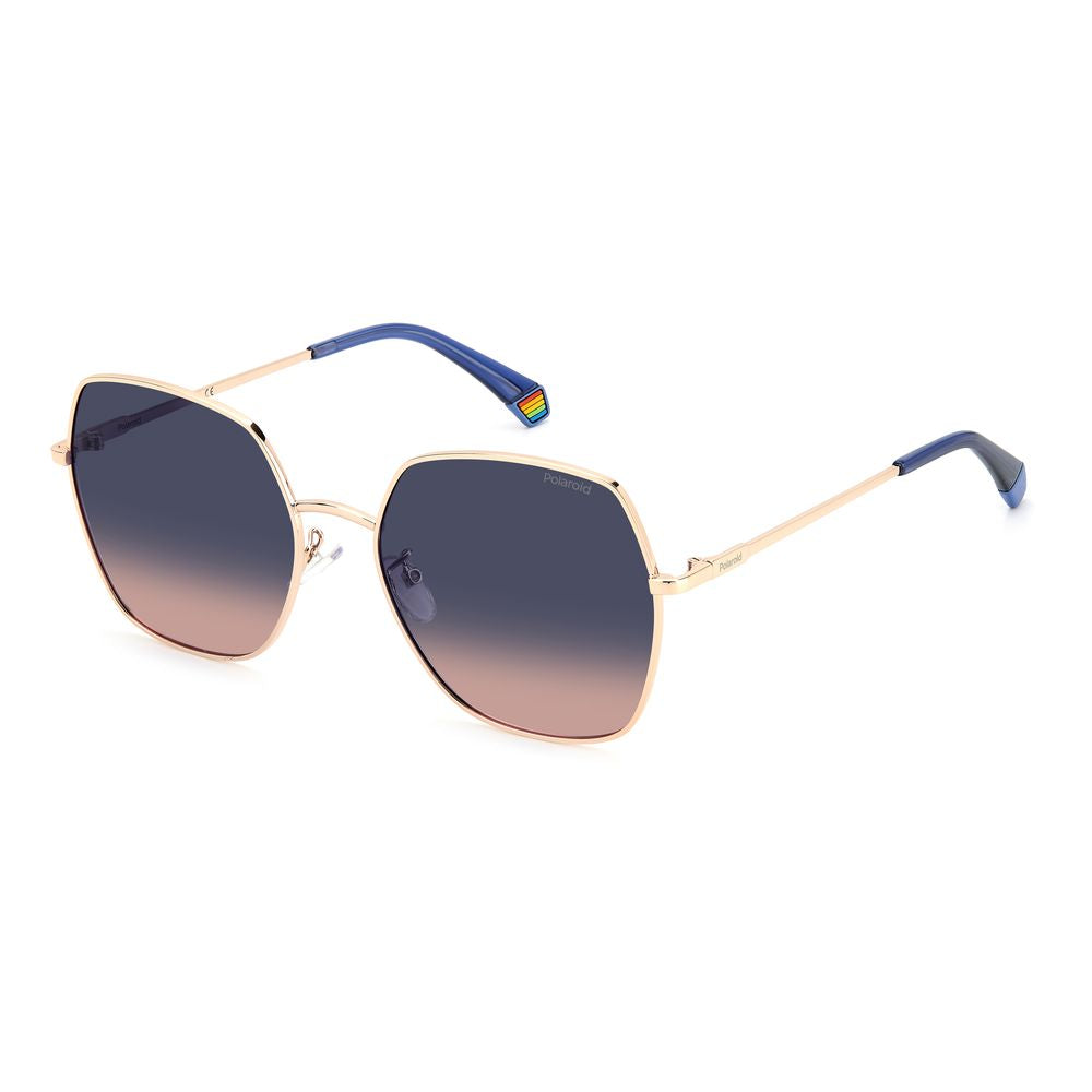 Polaroid Bicolor Stainless Steel Sunglasses by Polaroid