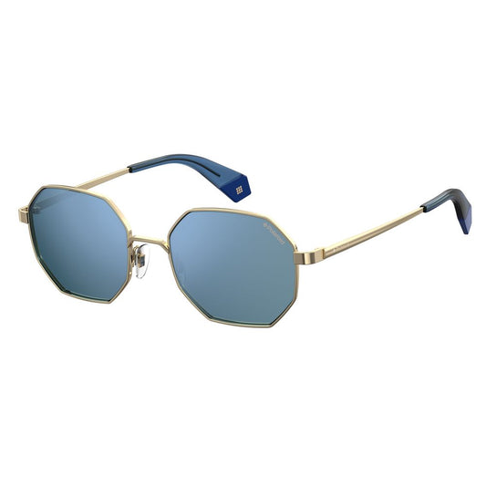 Lunettes de soleil Polaroid bicolores en métal