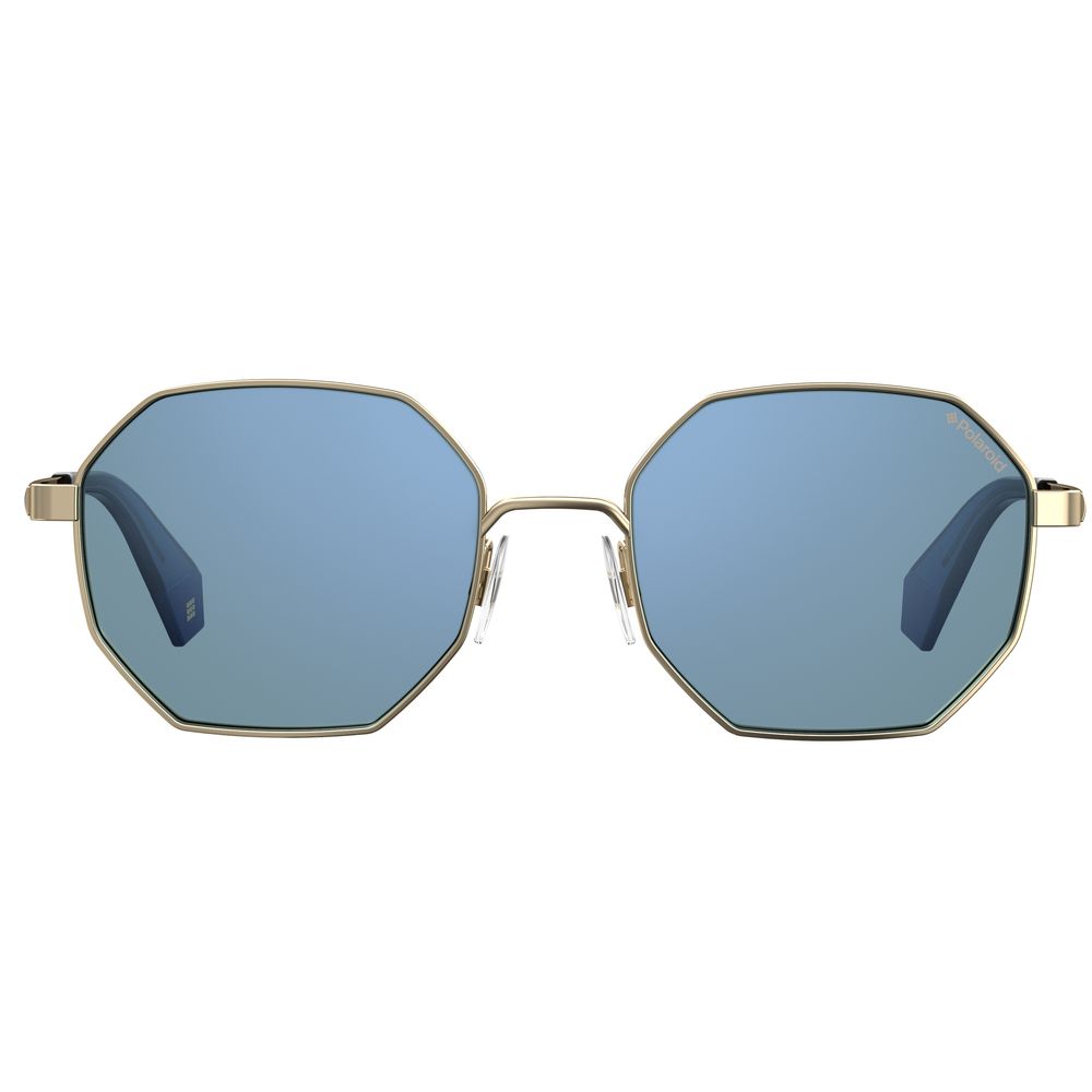 Lunettes de soleil Polaroid bicolores en métal