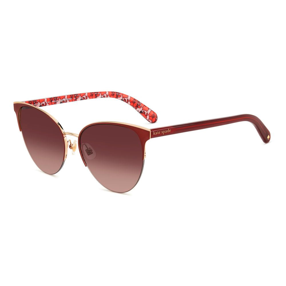 Kate Spade Red Metal Sunglasses by Kate Spade