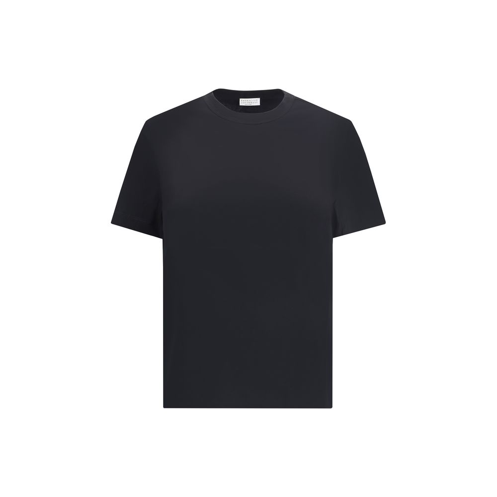 Brunello Cucinelli Monochrome T Shirt Katoen Juweel Rug