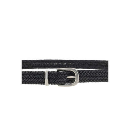 Ceinture en cuir extensible tressé Brunello Cucinelli