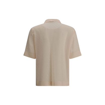 Chemise en soie à motif Fendi FF