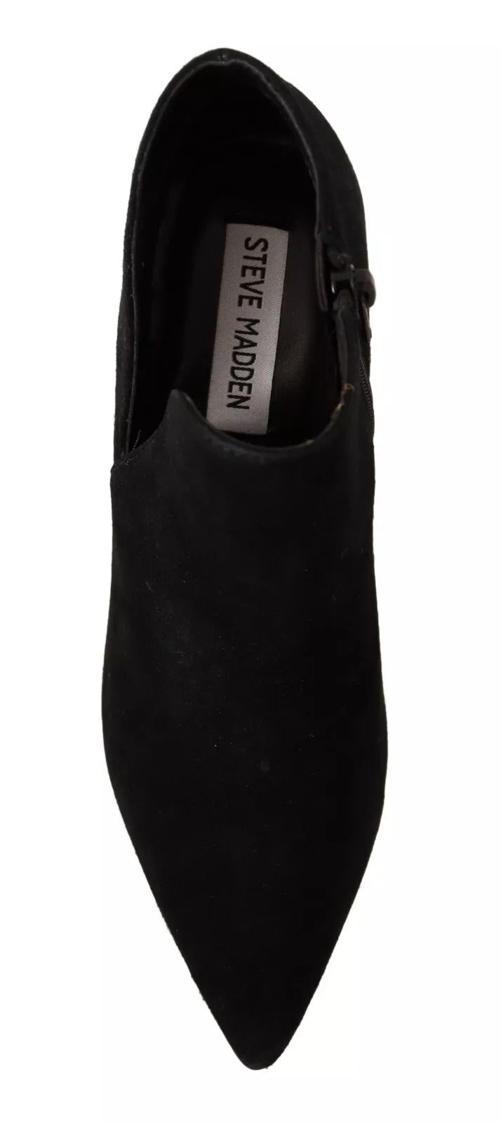 Steve Madden Black Suede Leather Stiletto Heels Boots Shoes by Steve Madden