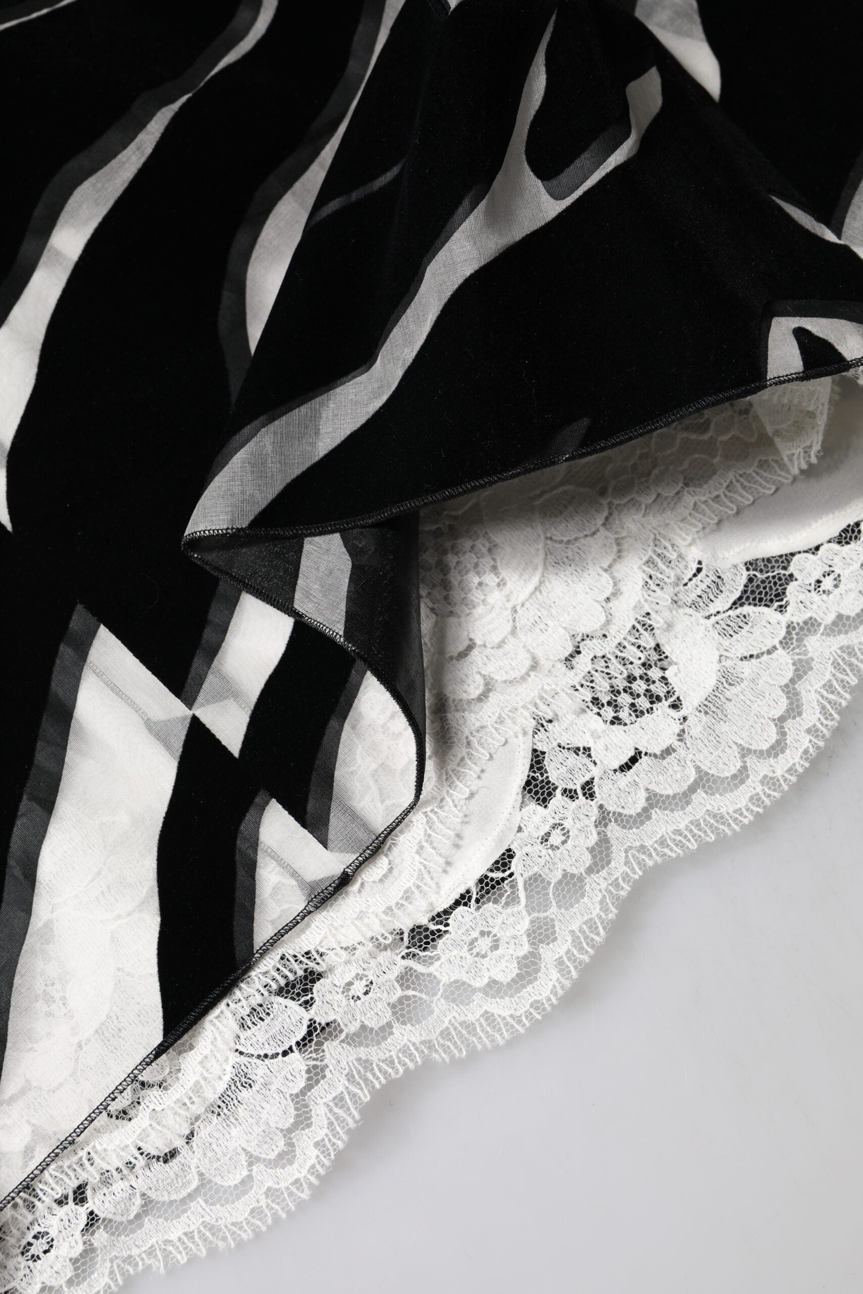 Dolce & Gabbana Black White Zebra A-line Sheath Mini Dress by Dolce & Gabbana