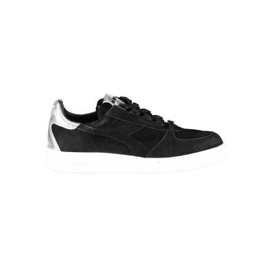 Baskets Diadora en cuir noir pour femme