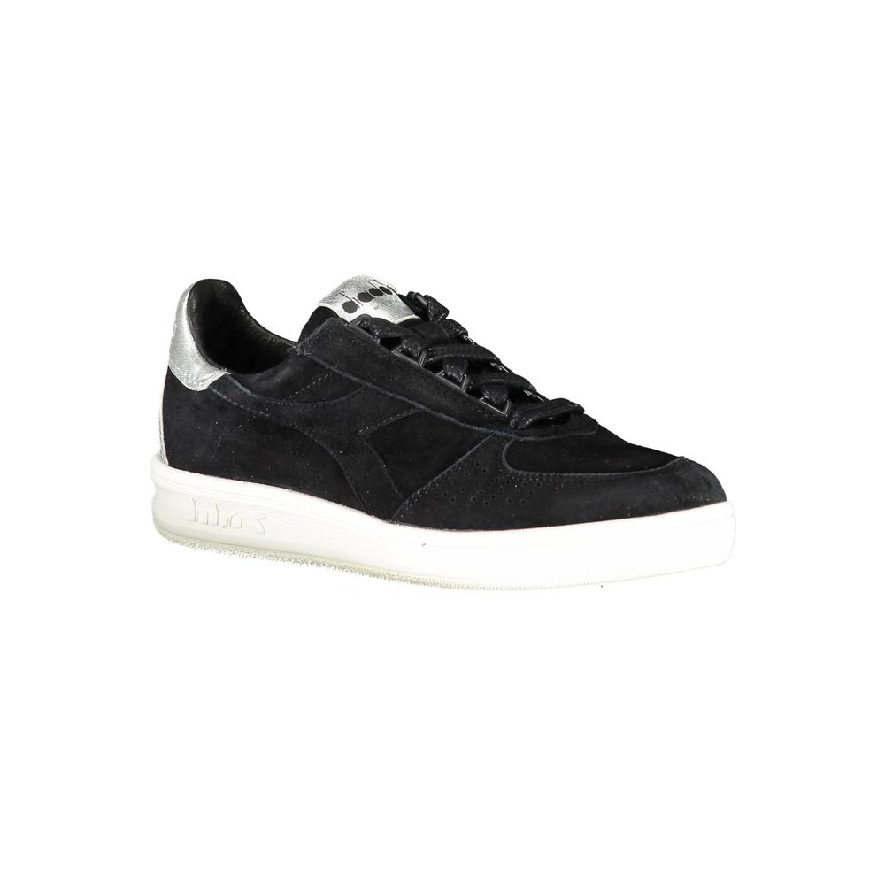 Baskets Diadora en cuir noir pour femme