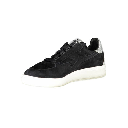 Baskets Diadora en cuir noir pour femme