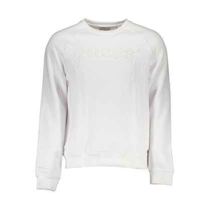 Sweat-shirt unisexe en coton blanc Guess Jeans