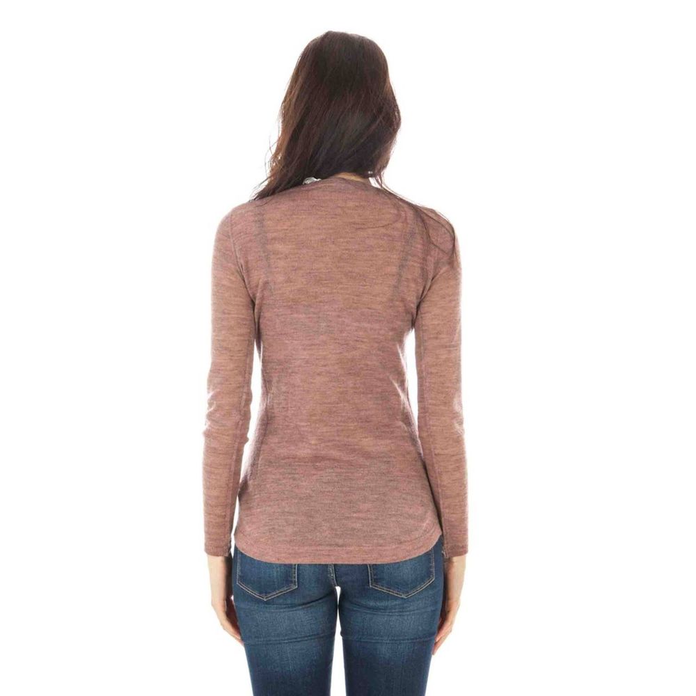 Fred Perry Pink Wool Sweater by Fred Perry