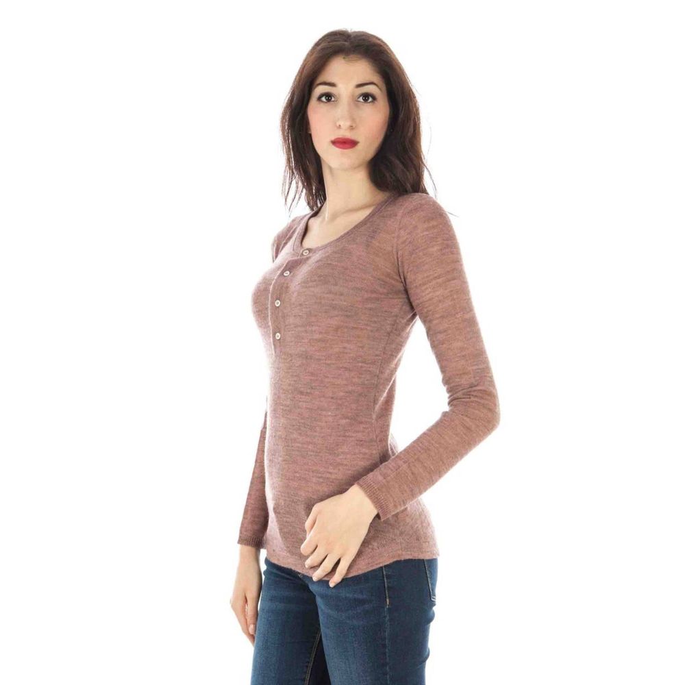 Fred Perry Pink Wool Sweater by Fred Perry