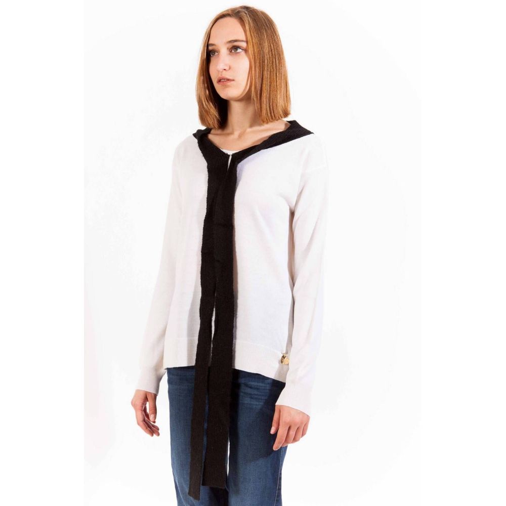 Love Moschino White Wool Women Sweater by Love Moschino