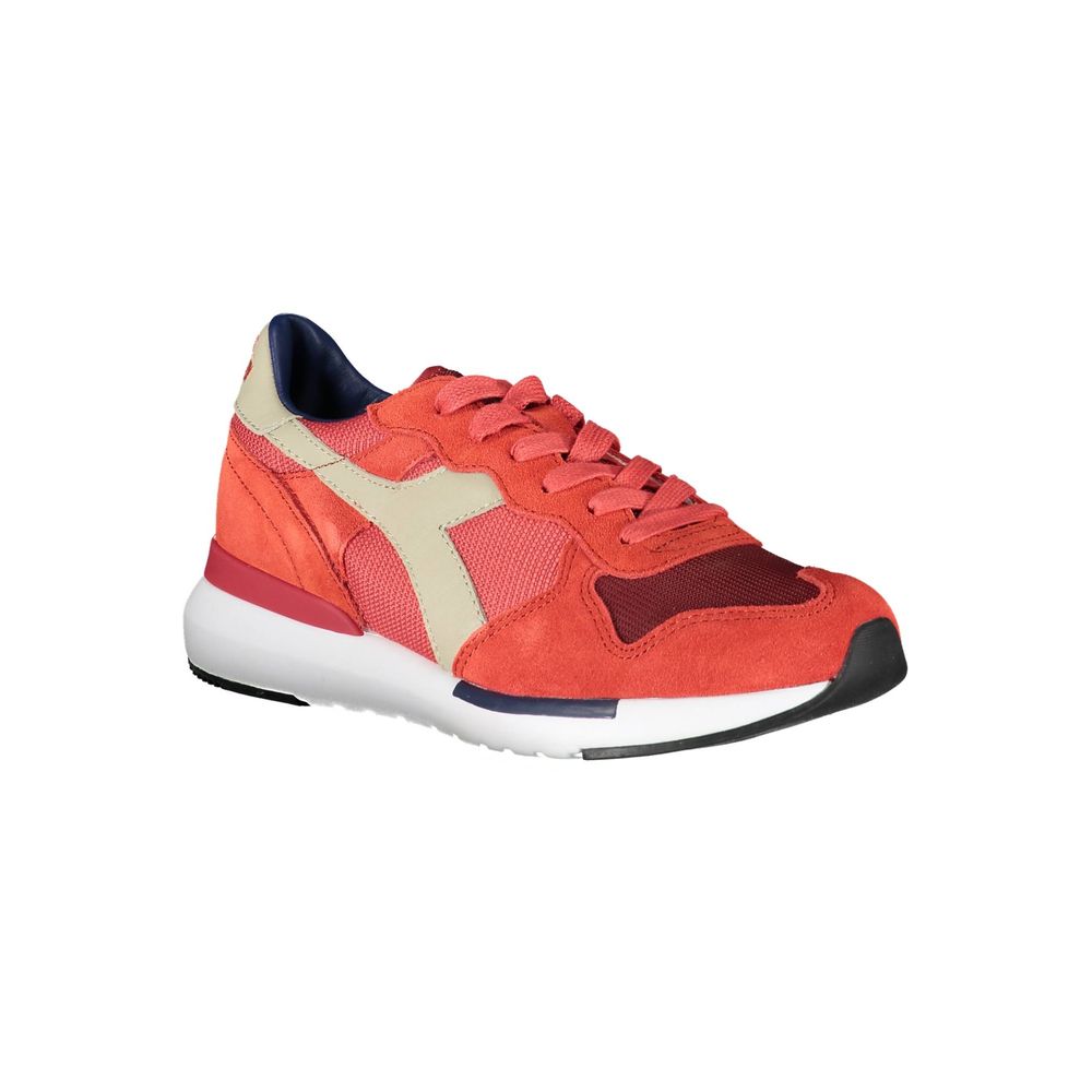 Baskets Diadora en cuir rouge pour femme