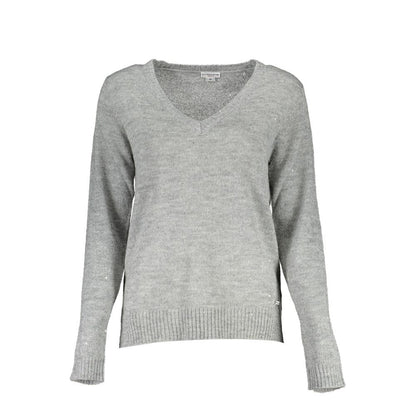 U.S. POLO ASSN. Silver Wool Women Sweater by U.S. POLO ASSN.