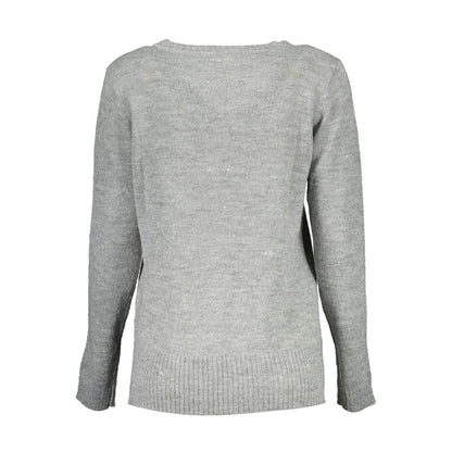 U.S. POLO ASSN. Silver Wool Women Sweater by U.S. POLO ASSN.