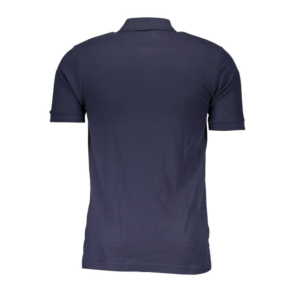 Polo en coton bleu Slazenger