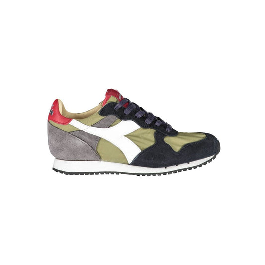 Baskets Diadora en cuir vert pour femme