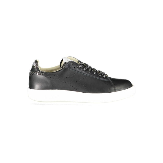 Baskets Diadora en cuir noir pour femme