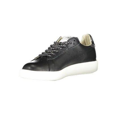Baskets Diadora en cuir noir pour femme