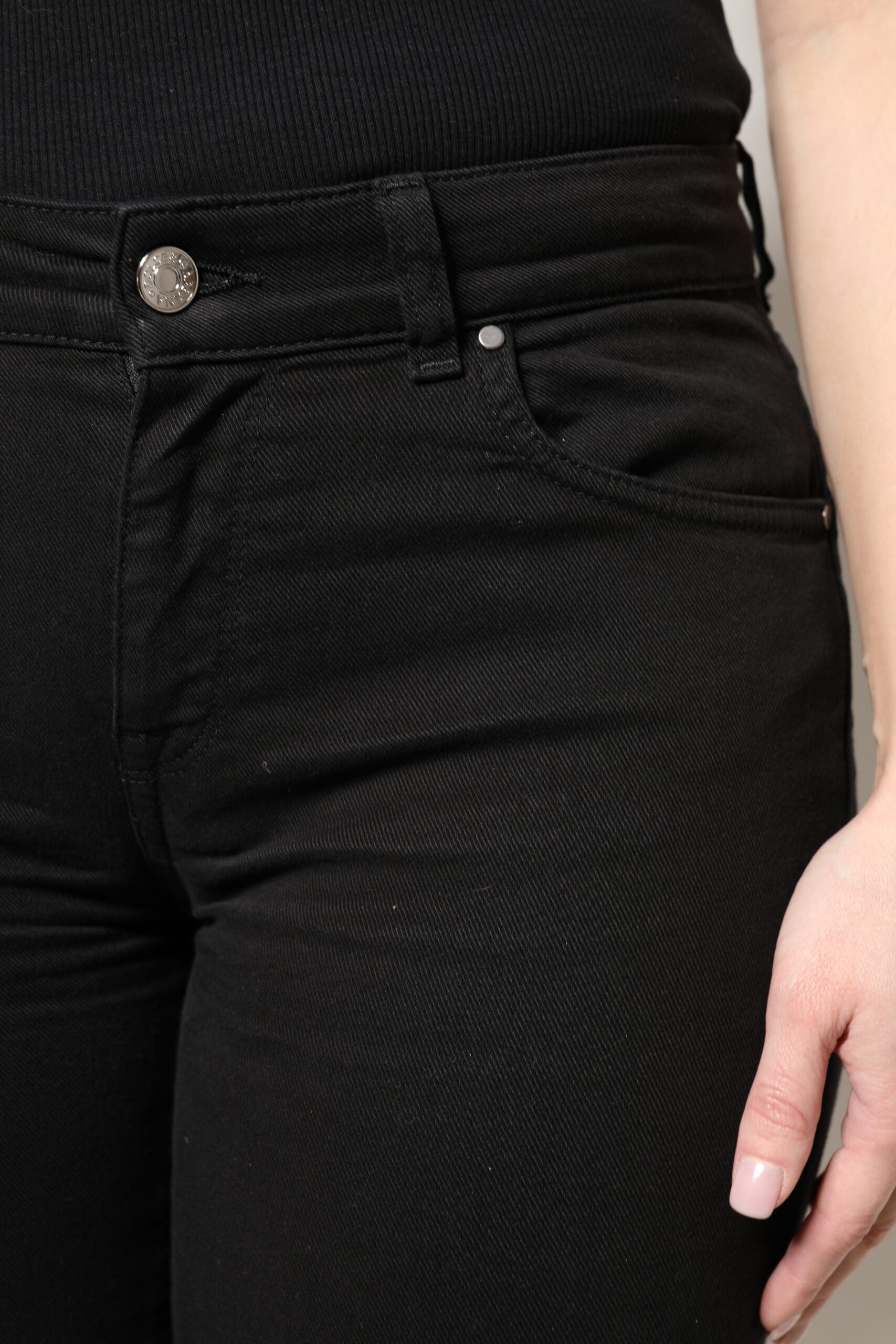 Dolce & Gabbana Black Cotton High Waist Skinny Denim Jeans by Dolce & Gabbana