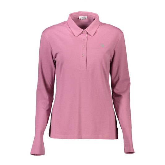 Polo rose en coton pour femme de l'association américaine Polo Association