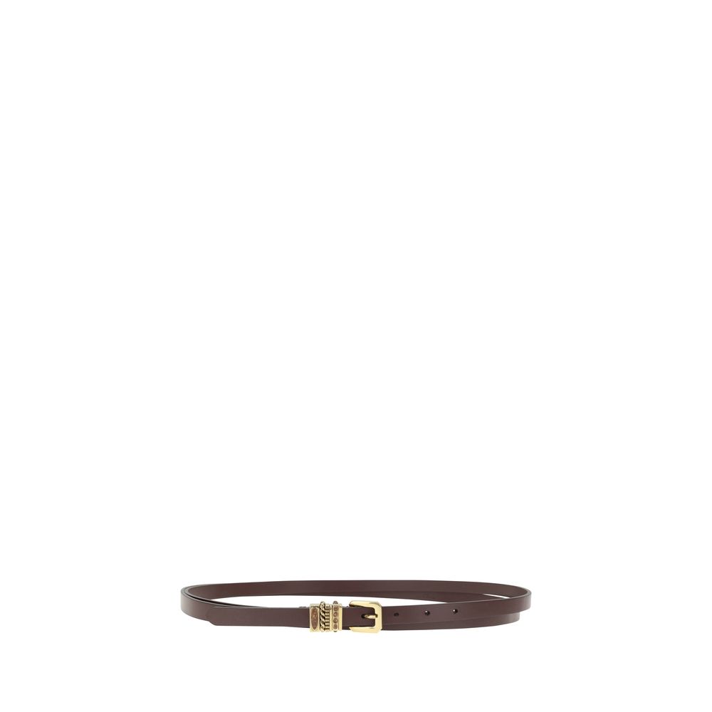 Ceinture double en cuir Etro
