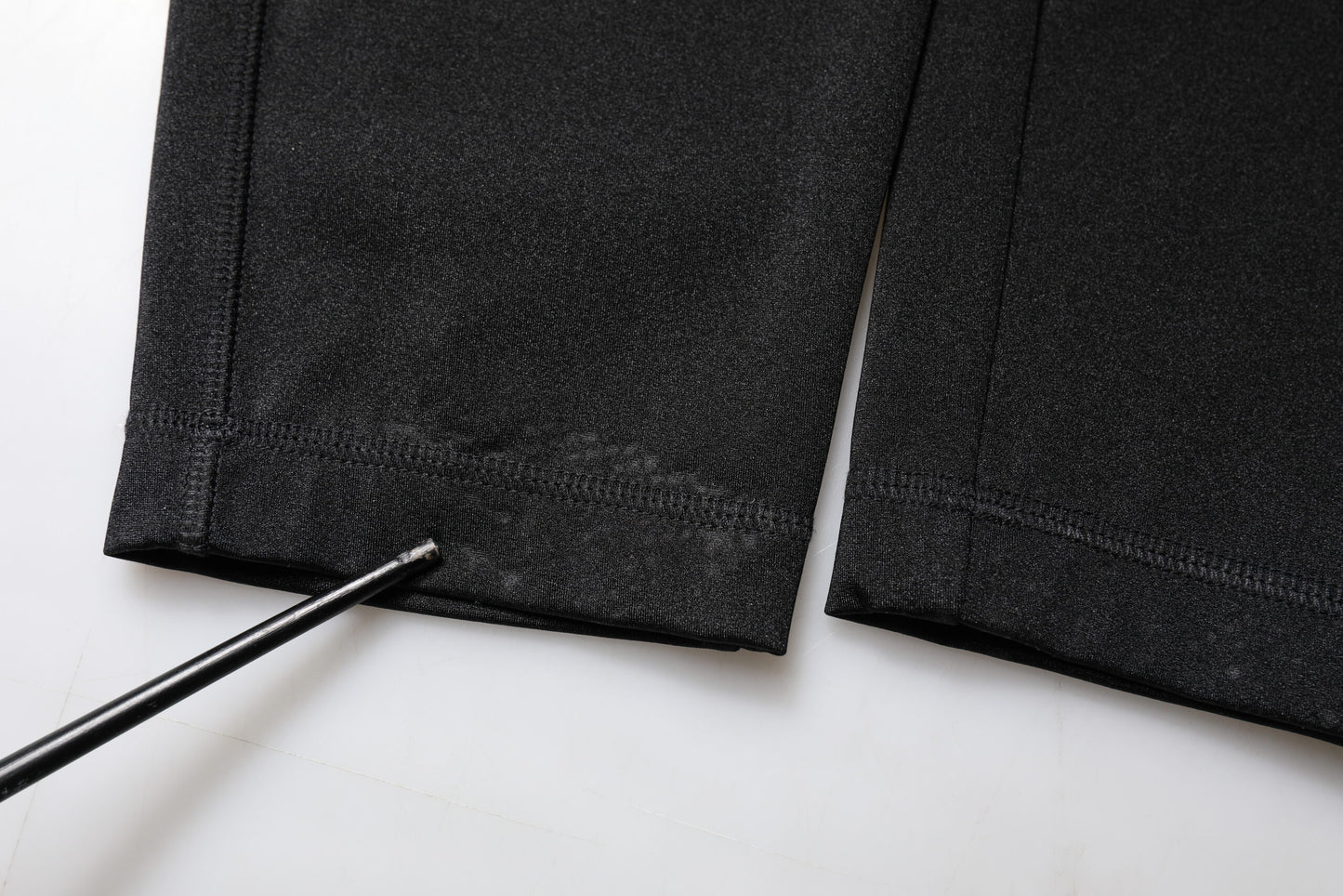 Dolce & Gabbana Black Nylon High Waist Slim Fit Pants by Dolce & Gabbana