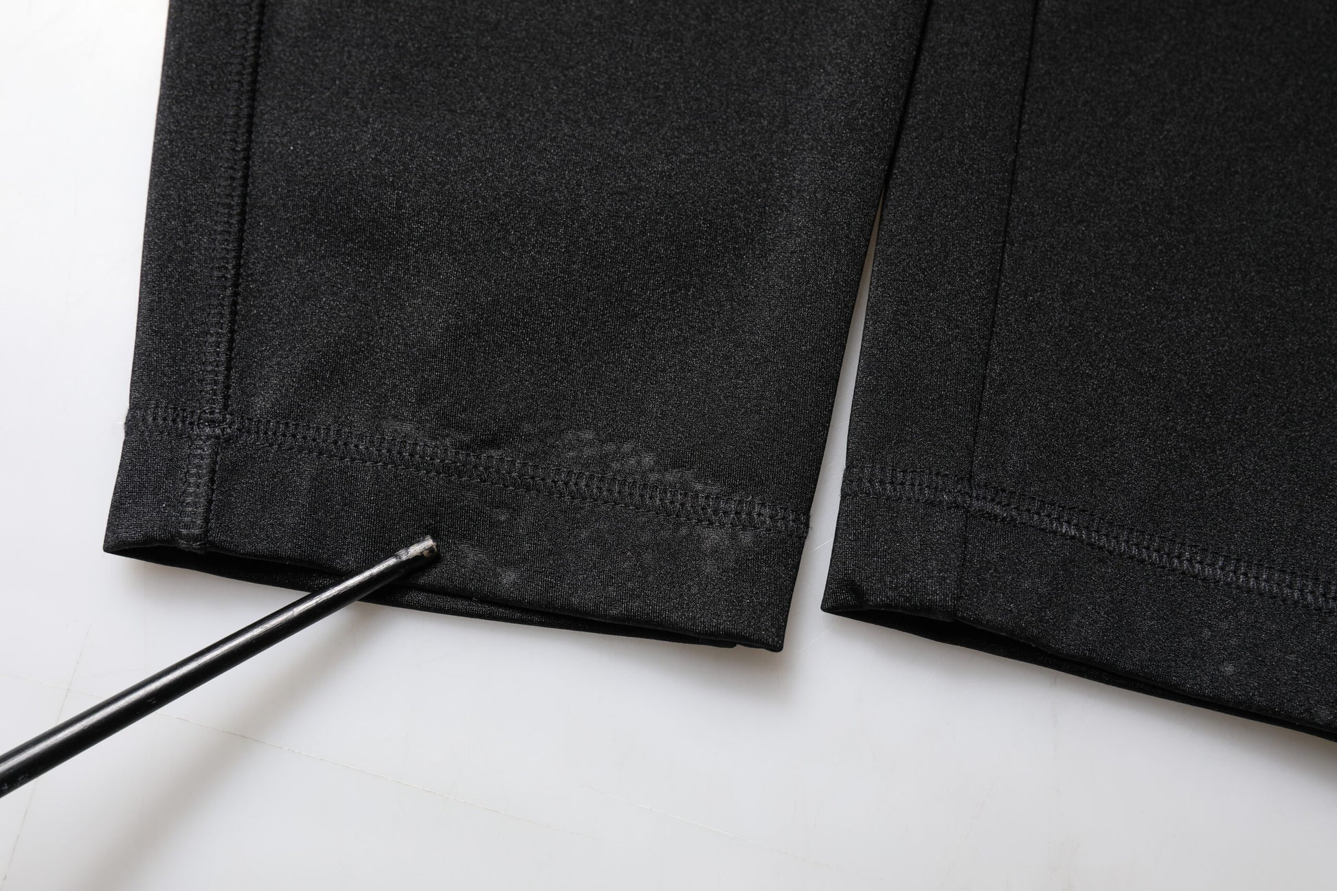 Dolce & Gabbana Black Nylon High Waist Slim Fit Pants by Dolce & Gabbana