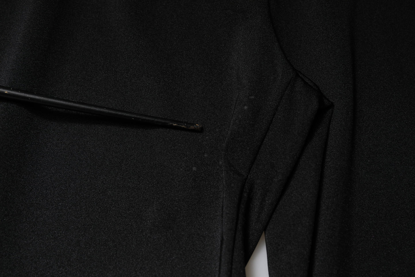 Dolce & Gabbana Black Nylon High Waist Slim Fit Pants by Dolce & Gabbana