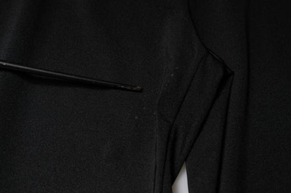 Dolce & Gabbana Black Nylon High Waist Slim Fit Pants by Dolce & Gabbana