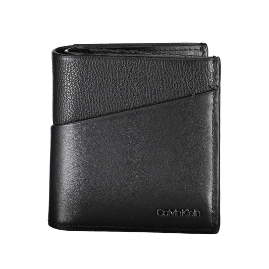 Portefeuille homme Calvin Klein en polyester recyclé noir