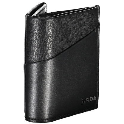 Portefeuille homme Calvin Klein en polyester recyclé noir