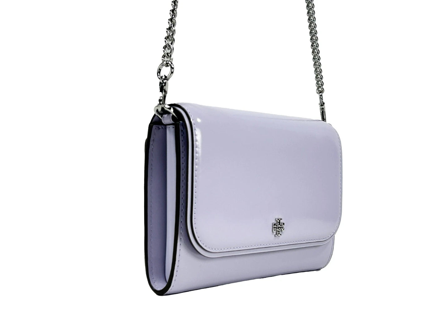 Sac à bandoulière portefeuille à chaîne Tory Burch Emerson Patent
