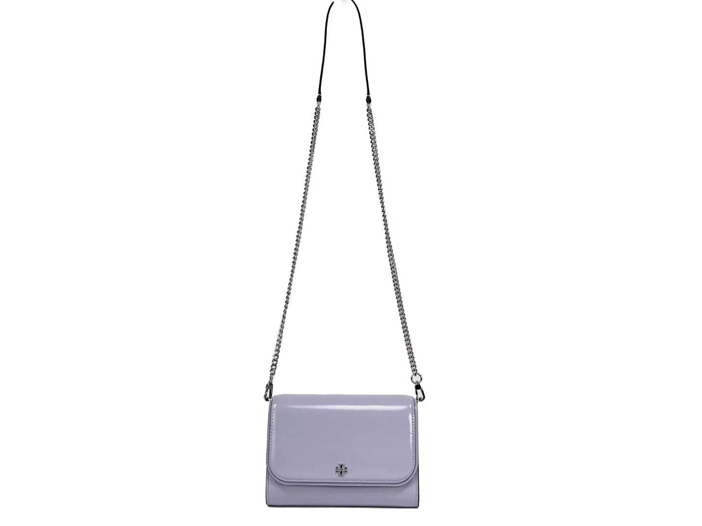 Sac à bandoulière portefeuille à chaîne Tory Burch Emerson Patent