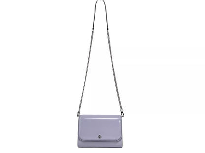Sac à bandoulière portefeuille à chaîne Tory Burch Emerson Patent
