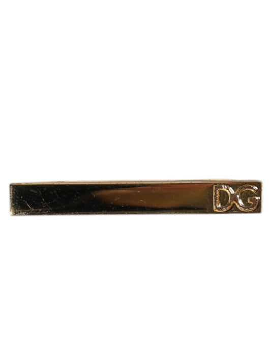 Pince à cravate Dolce &amp; Gabbana en laiton doré et cristal