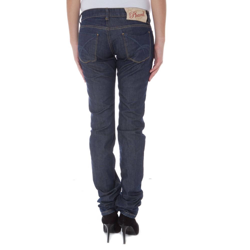 Phard Blue Cotton Jeans & Pant by Phard