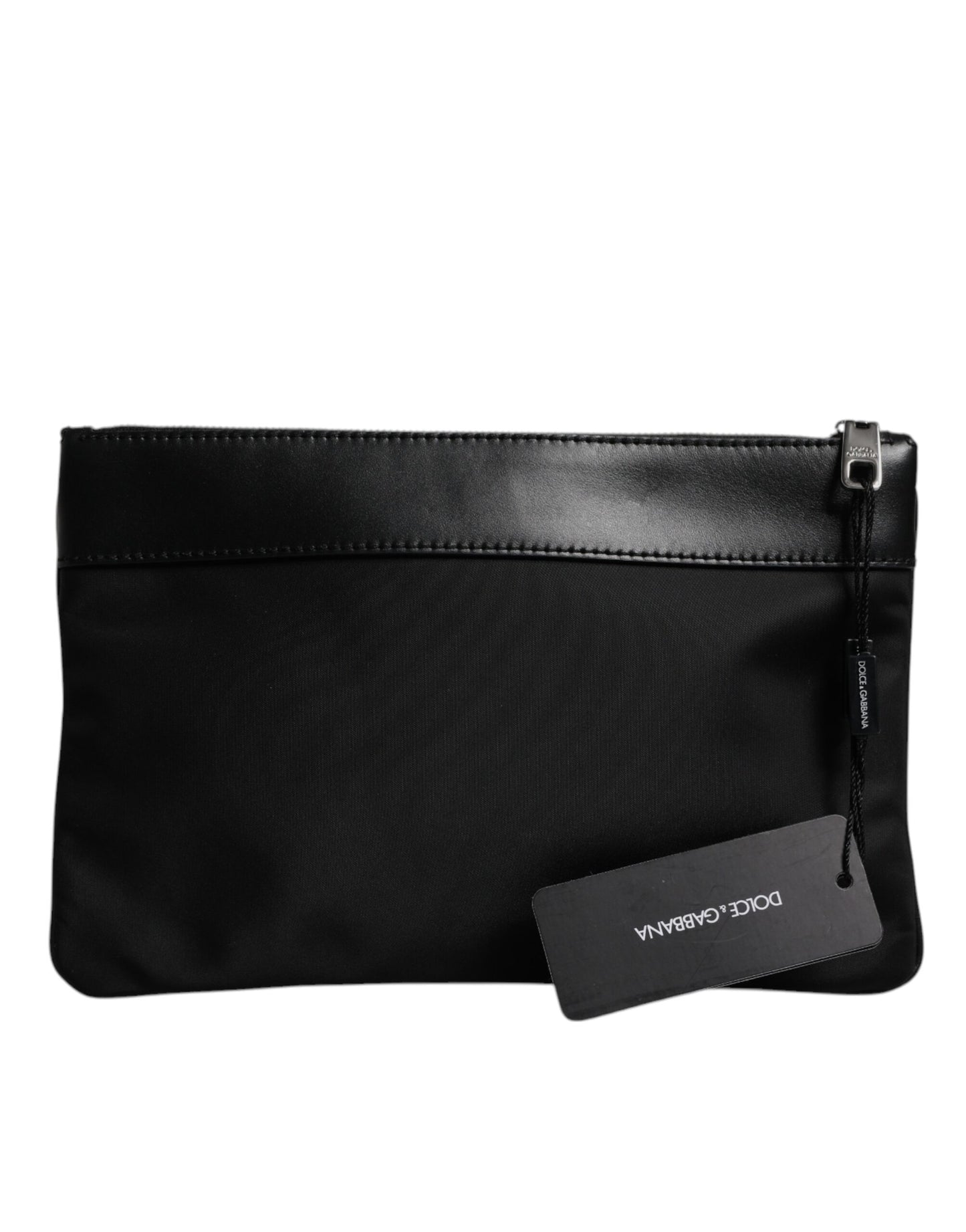 Sac pochette Dolce &amp; Gabbana à imprimé léopard multicolore et logo