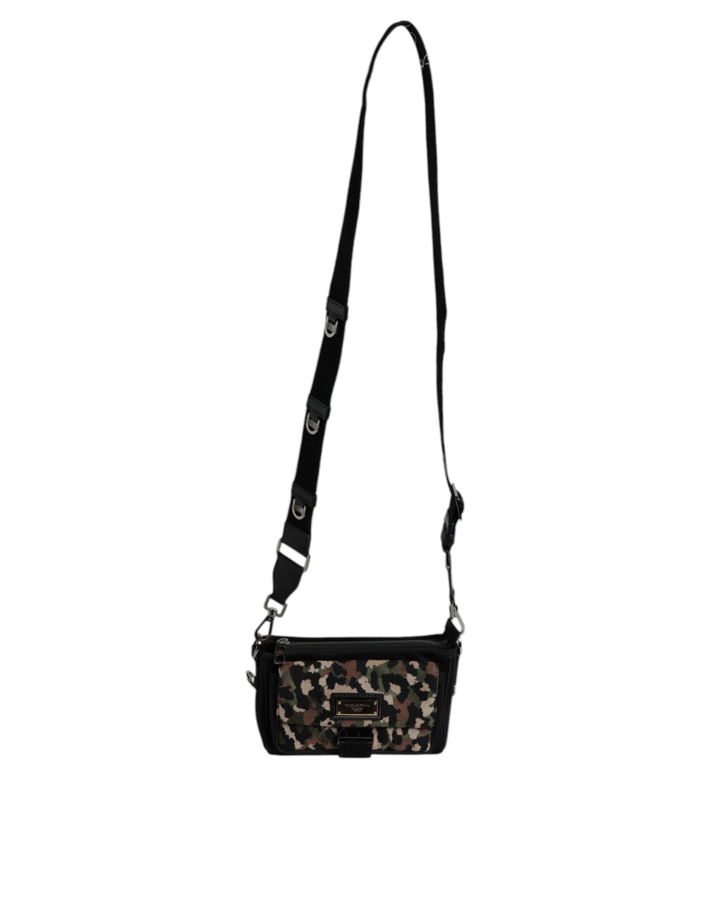 Sac bandoulière Dolce &amp; Gabbana en jacquard léopard multicolore