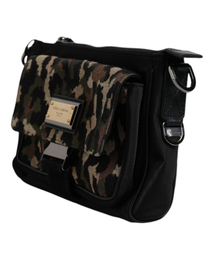 Sac bandoulière Dolce &amp; Gabbana en jacquard léopard multicolore