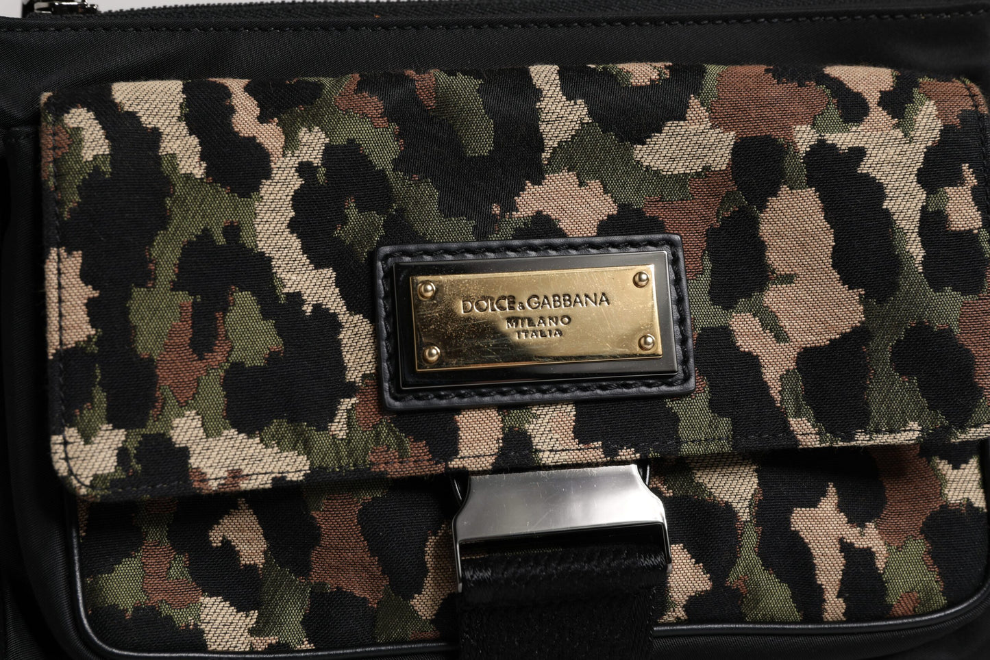 Sac bandoulière Dolce &amp; Gabbana en jacquard léopard multicolore