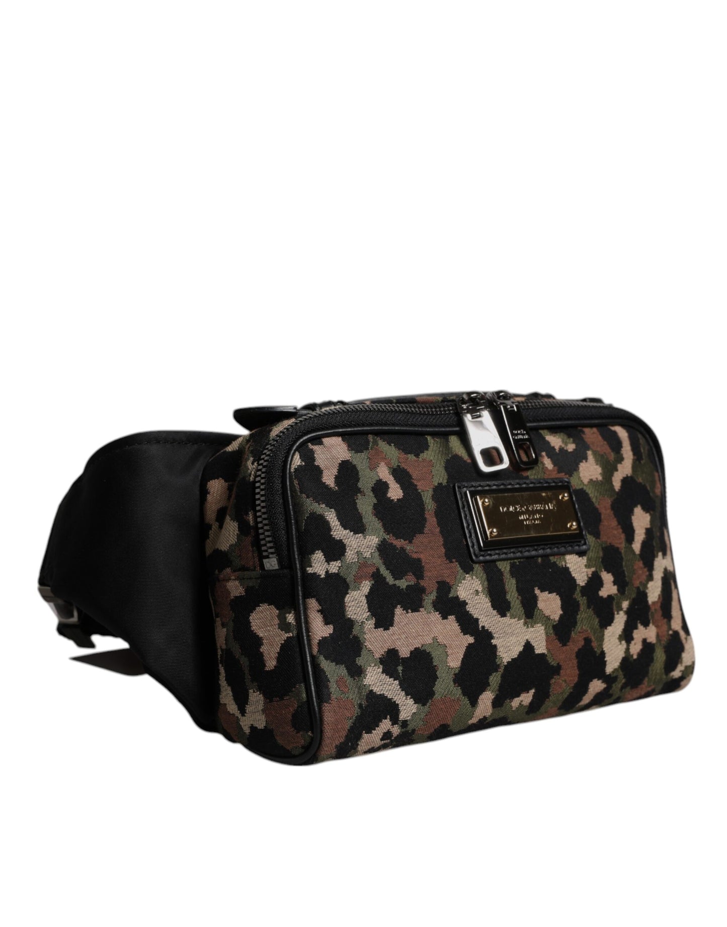 Sac banane Dolce &amp; Gabbana à ceinture et logo DG léopard multicolore