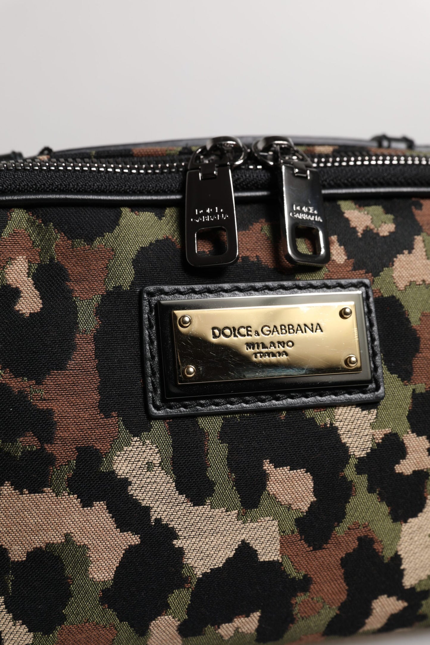 Sac banane Dolce &amp; Gabbana à ceinture et logo DG léopard multicolore