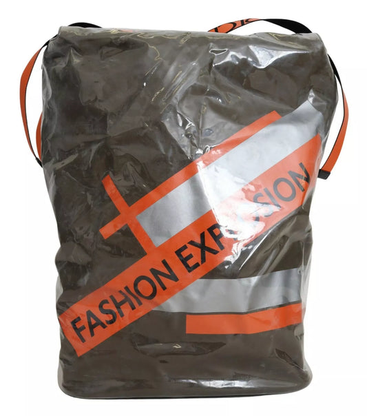 Sac fourre-tout surdimensionné en plastique vert Dolce &amp; Gabbana Fashion Expression