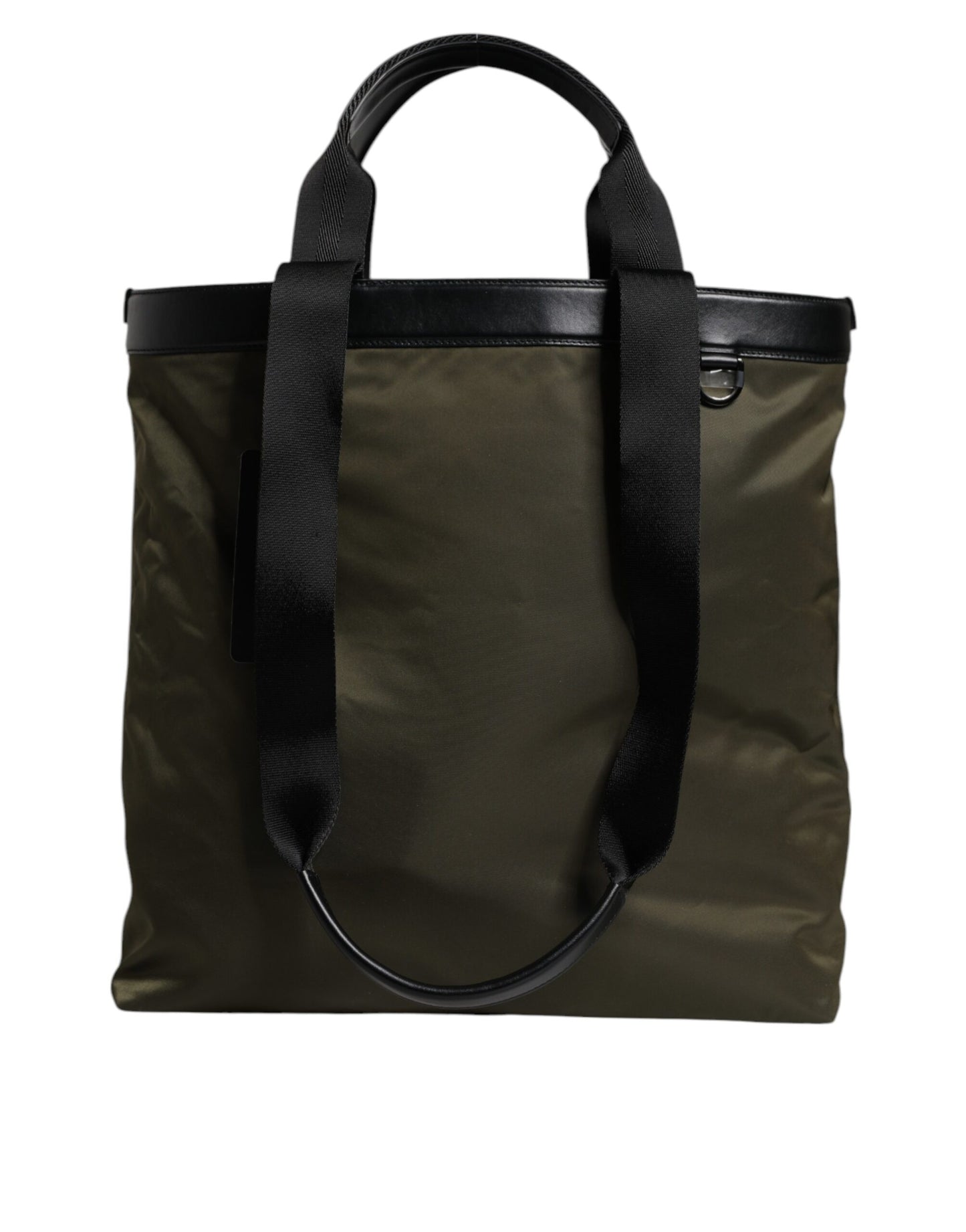 Sac fourre-tout à bandoulière en nylon vert militaire Dolce &amp; Gabbana