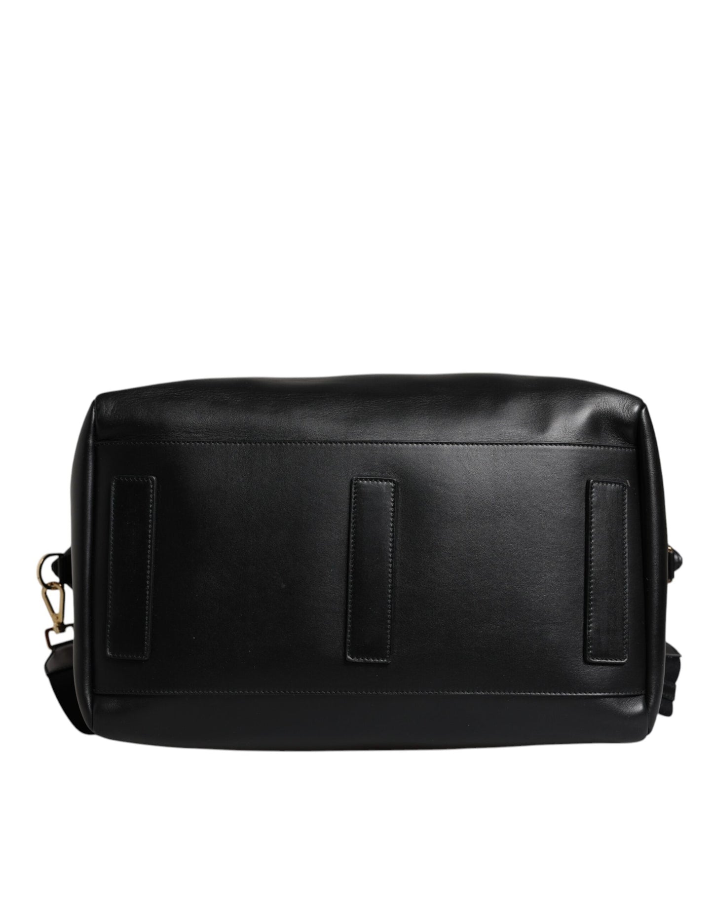 Sac de voyage à bandoulière en cuir de veau noir Dolce &amp; Gabbana