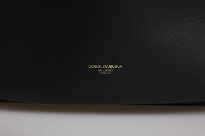 Sac à dos de voyage Dolce &amp; Gabbana en cuir noir avec logo imprimé DG