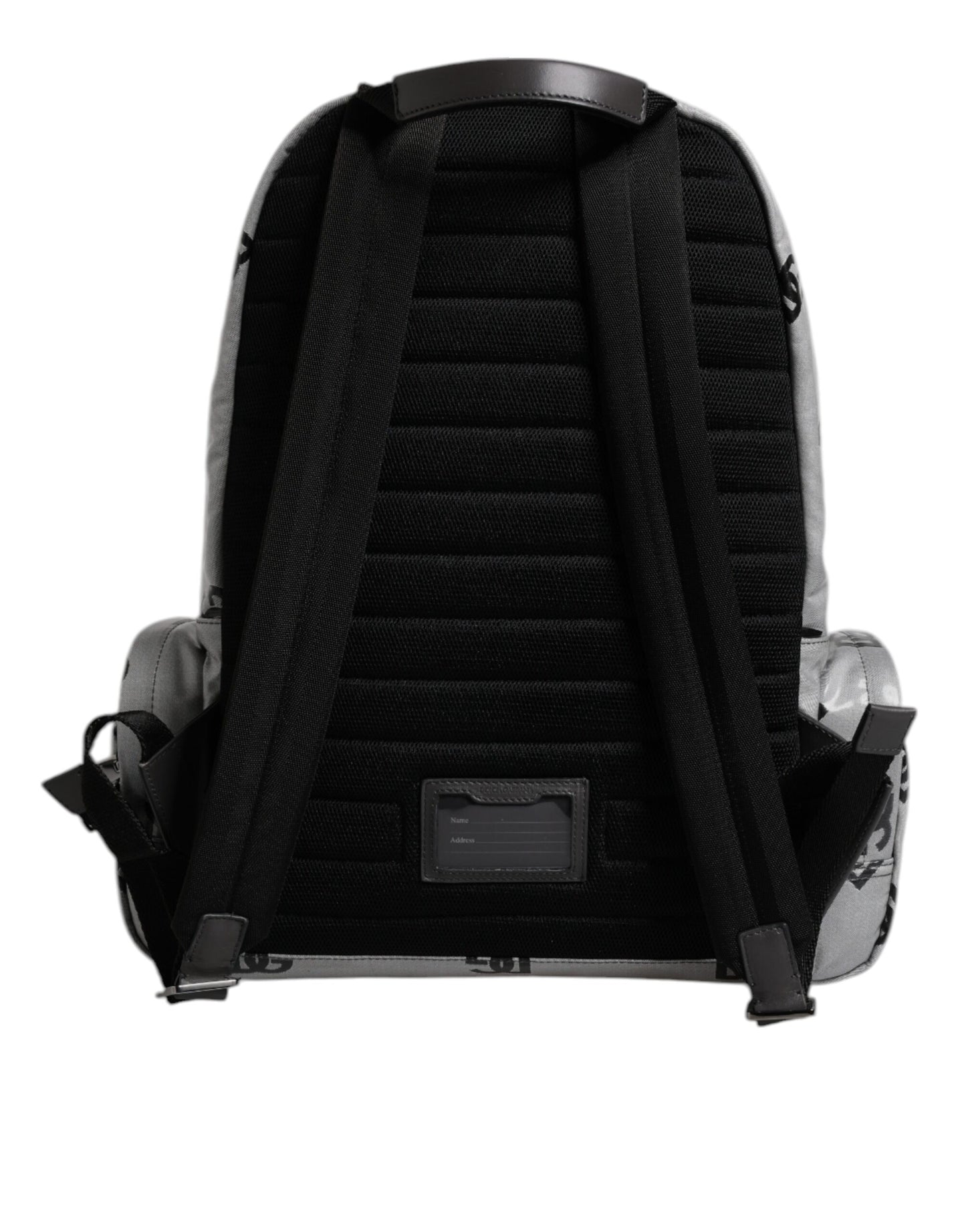 Sac à dos Dolce &amp; Gabbana en polyester gris et noir avec logo DG