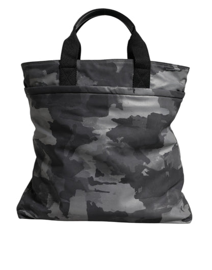 Sac à bandoulière à logo camouflage noir Dolce &amp; Gabbana